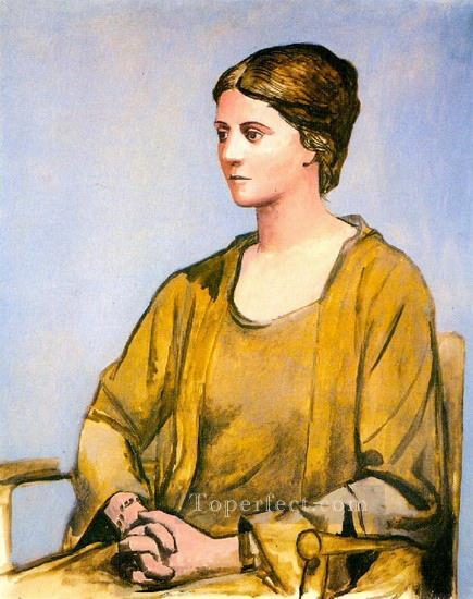 Portrait of Olga 4 1921 Pablo Picasso Oil Paintings
